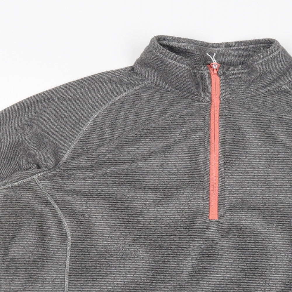 Regatta Womens Grey  Polyester Pullover Sweatshirt Size 16  Zip