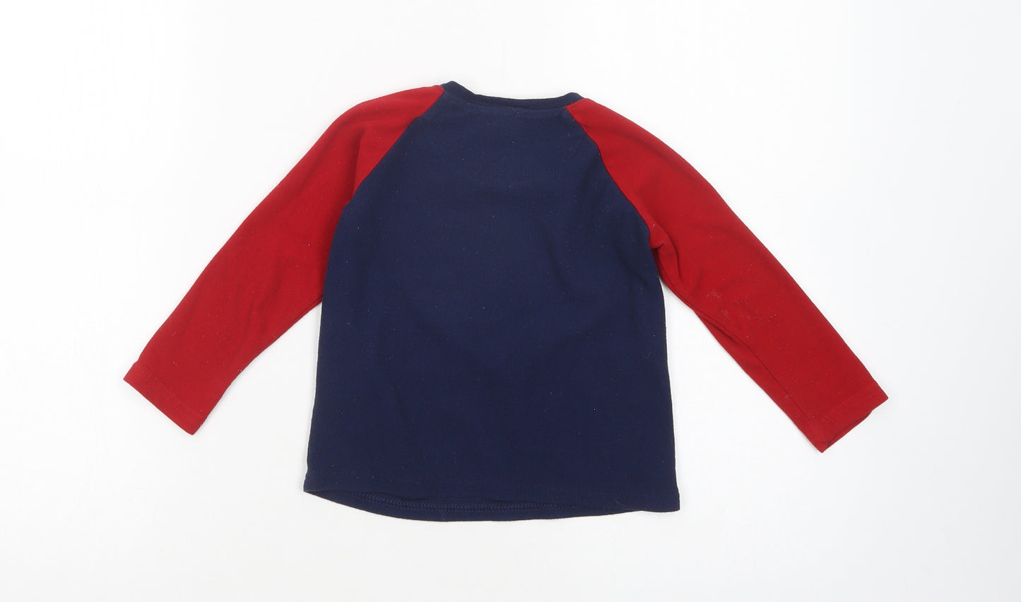Primark Boys Blue Colourblock Polyester Pullover Sweatshirt Size 3-4 Years  Pullover - Spider-Man