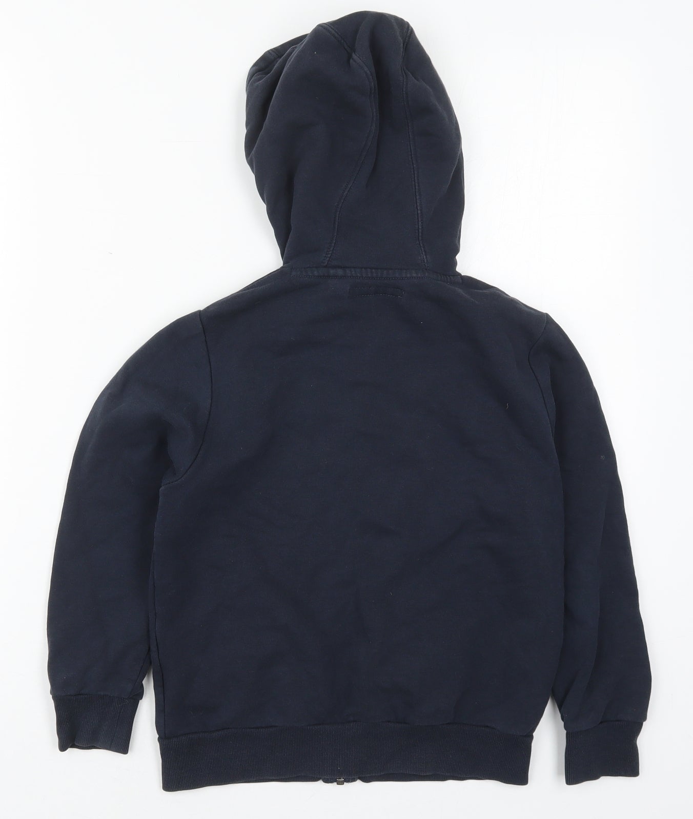 NEXT Boys Blue  Cotton Full Zip Hoodie Size 6 Years  Zip