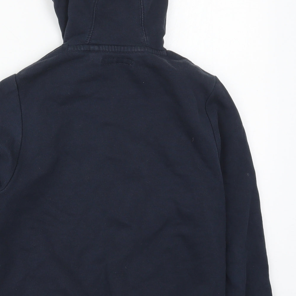 NEXT Boys Blue  Cotton Full Zip Hoodie Size 6 Years  Zip