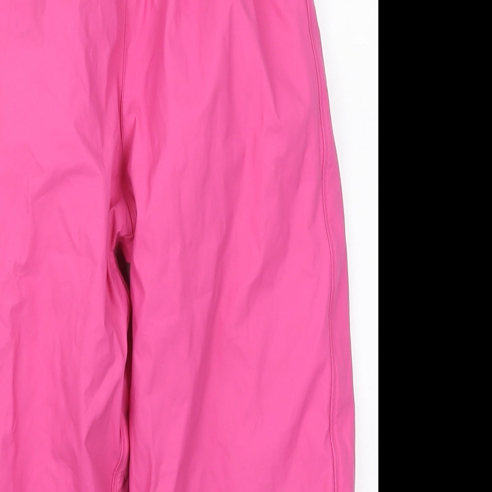 Lupilu Girls Pink  Polyurethane Rain Trousers Trousers Size 2-3 Years  Regular