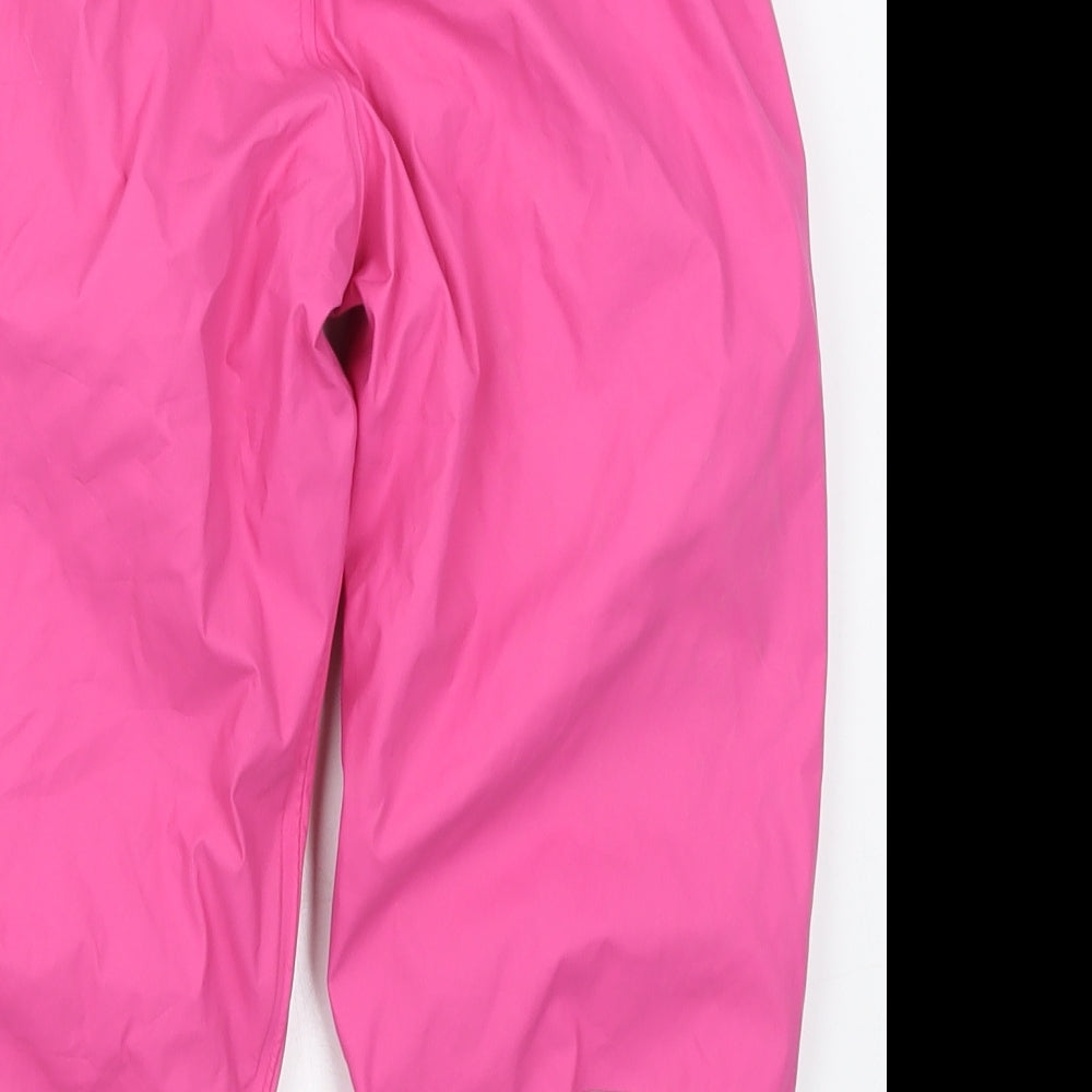 Lupilu Girls Pink  Polyurethane Rain Trousers Trousers Size 2-3 Years  Regular