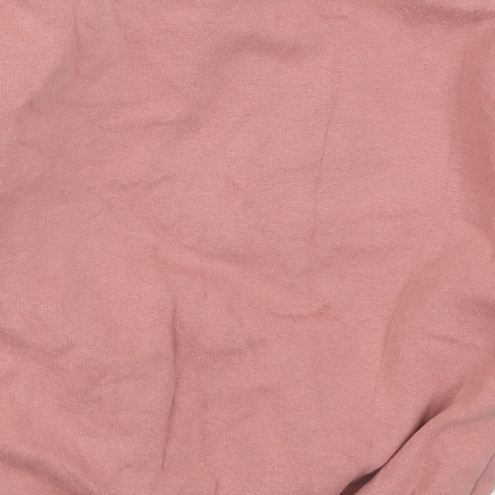 NEXT Girls Pink  Cotton Pullover Sweatshirt Size 3 Years  Pullover - Heart