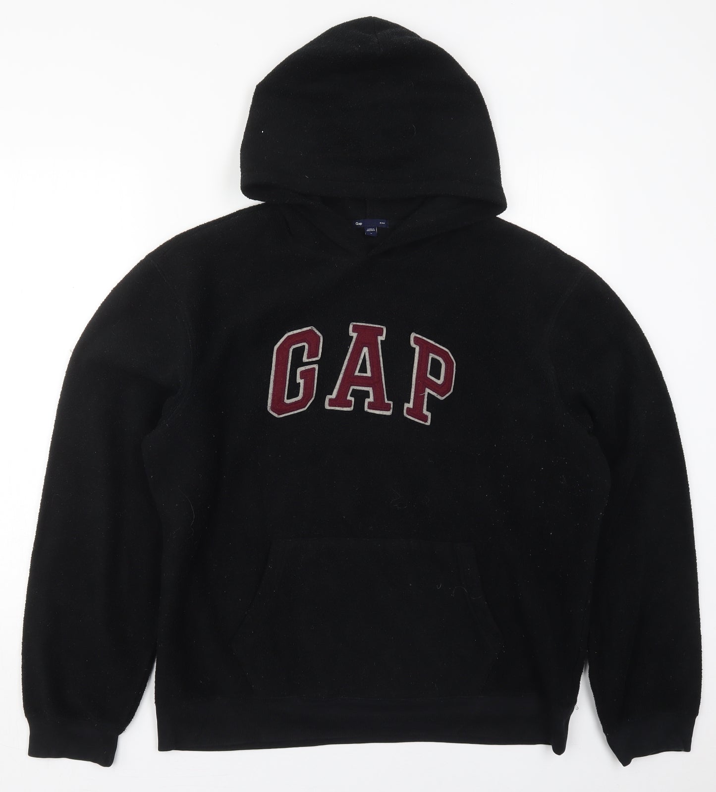Gap Mens Black  Polyester Pullover Hoodie Size L