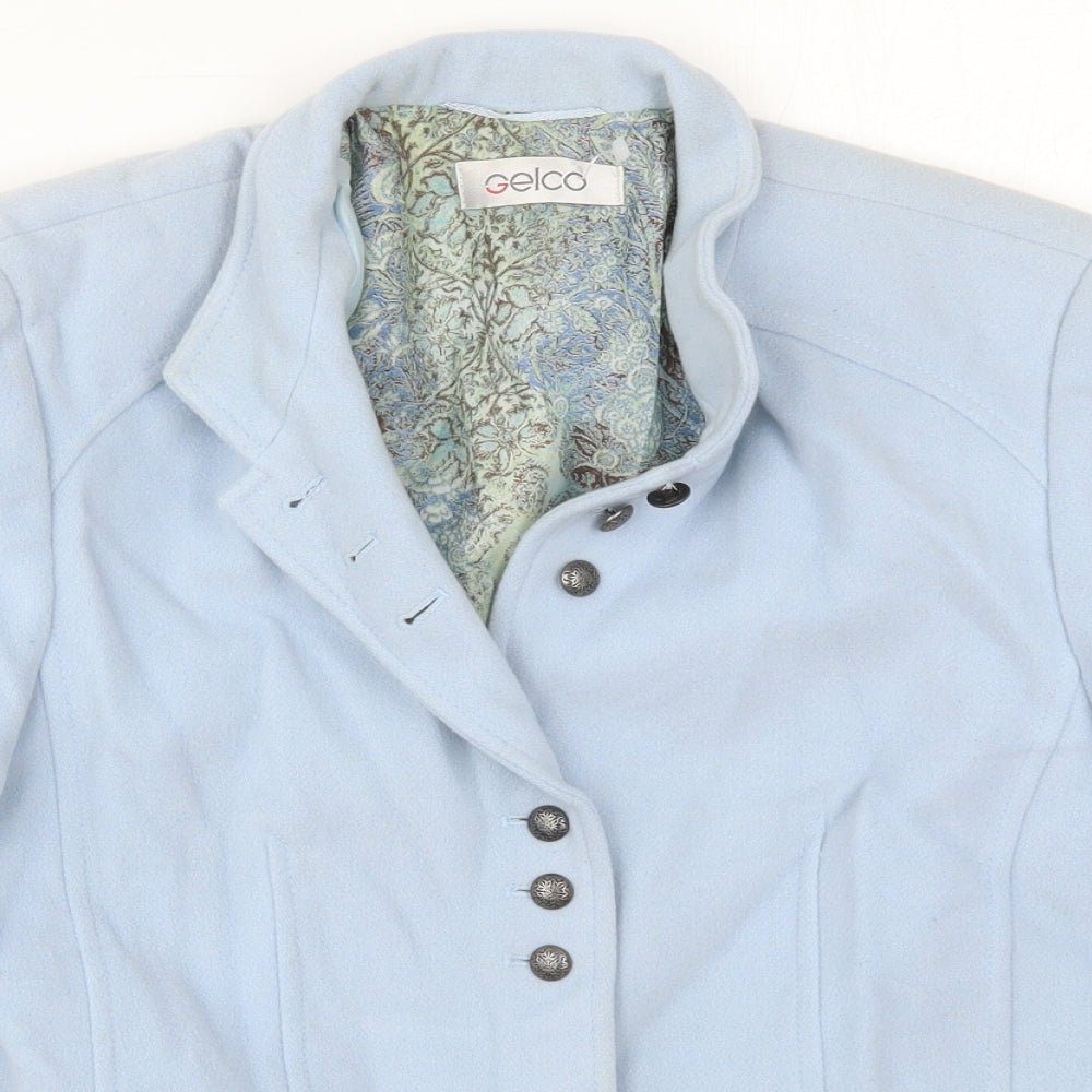 Gelco Womens Blue   Jacket  Size 12  Button
