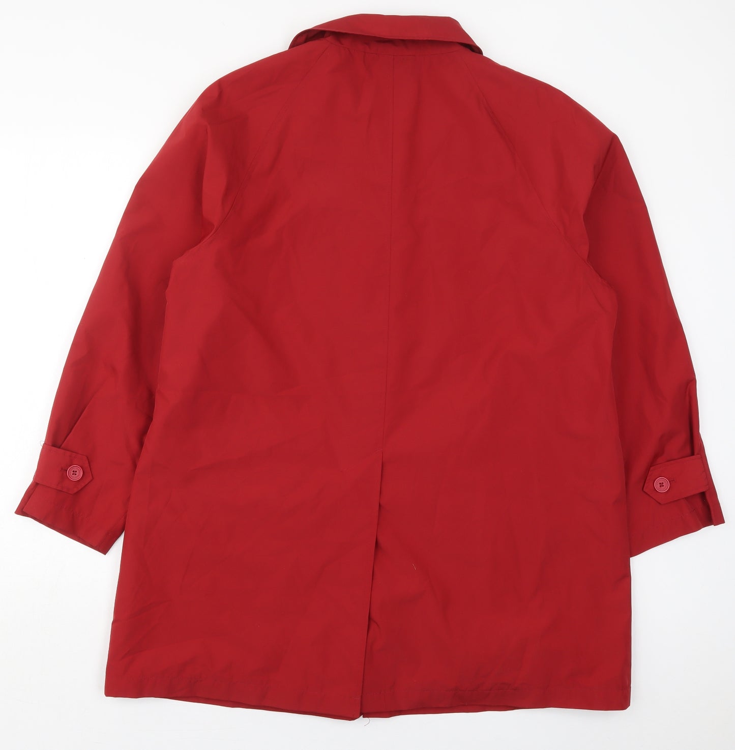 Dannimac Womens Red   Overcoat Coat Size M  Button