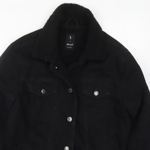 Denim Co Mens Black   Jacket  Size S  Button