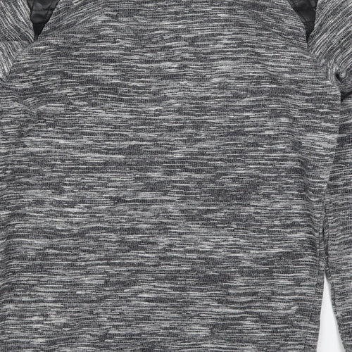 Smog Mens Grey  Acrylic Pullover Sweatshirt Size M