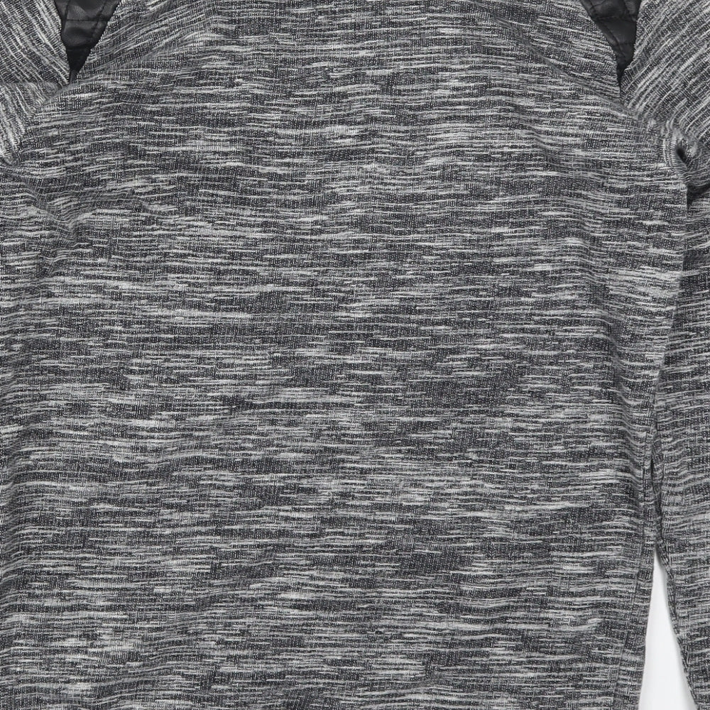 Smog Mens Grey  Acrylic Pullover Sweatshirt Size M