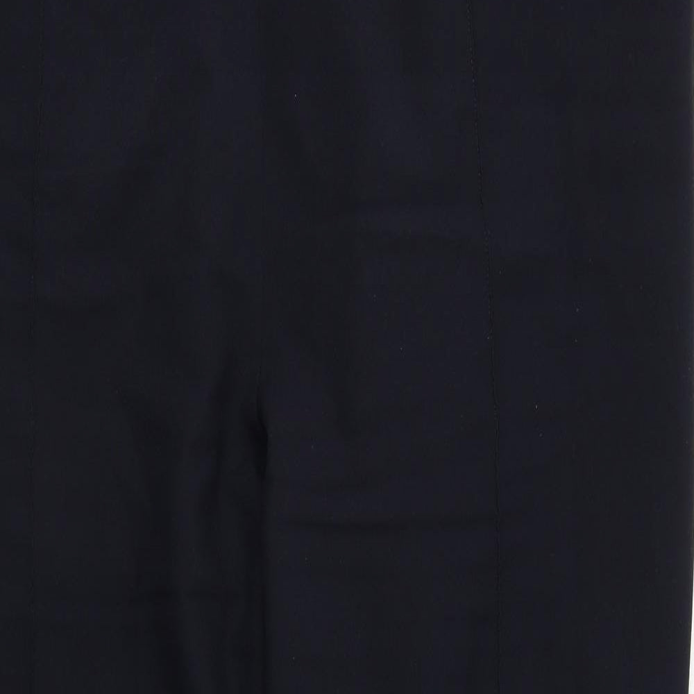 Slimma Womens Blue  Polyester Trousers  Size 22 L29 in Regular
