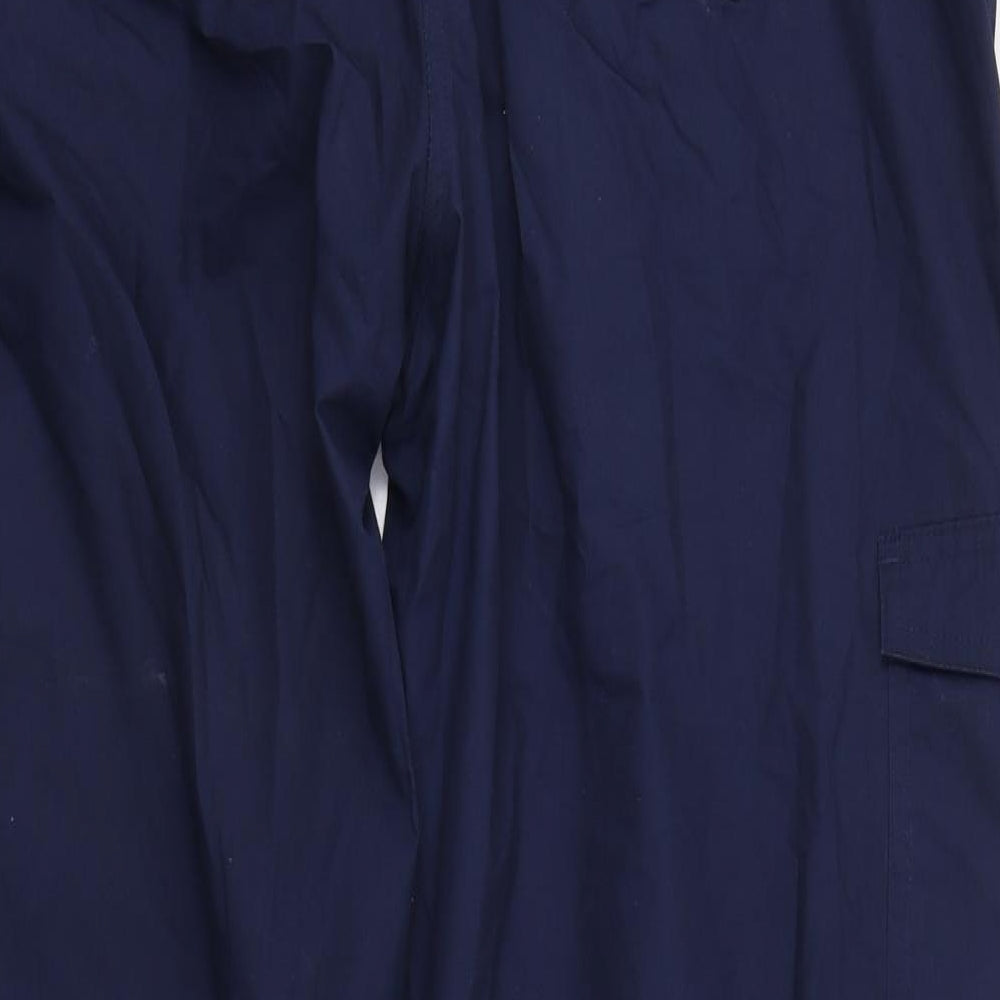 Hi Gear Womens Blue  Polyester Cargo Trousers Size 20 L30 in Regular Zip