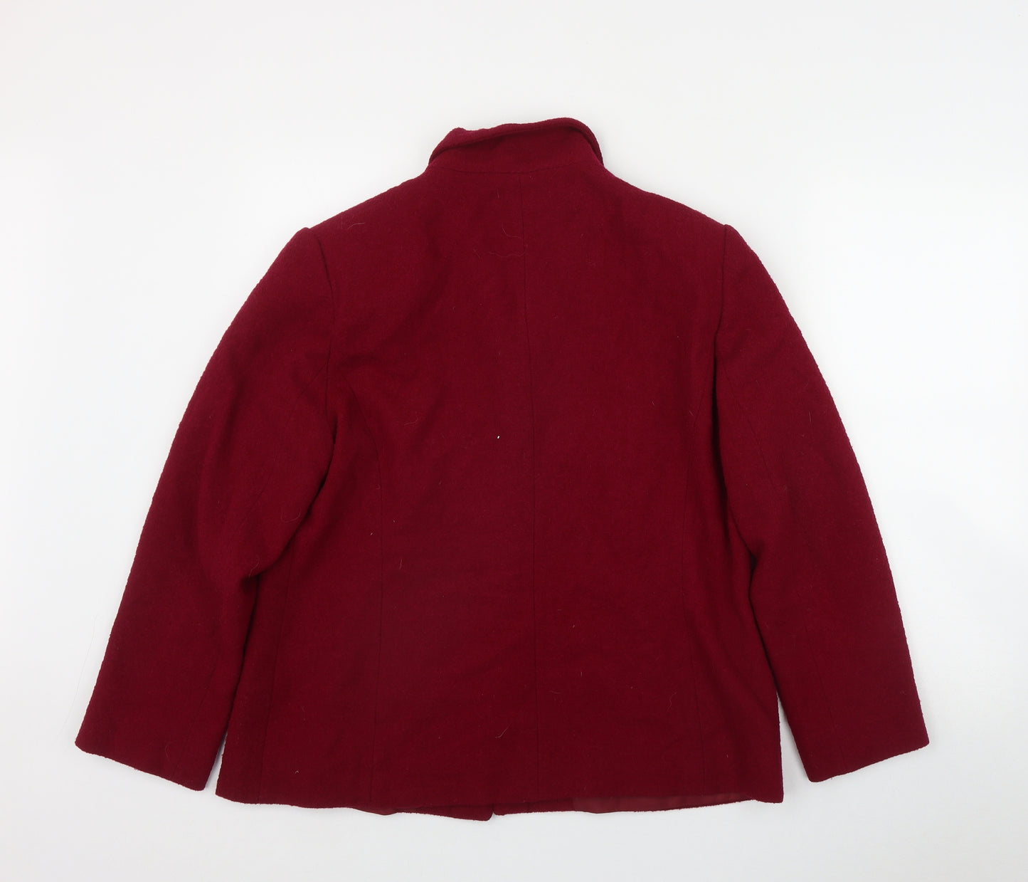 Eastex Womens Red   Jacket  Size 14  Button