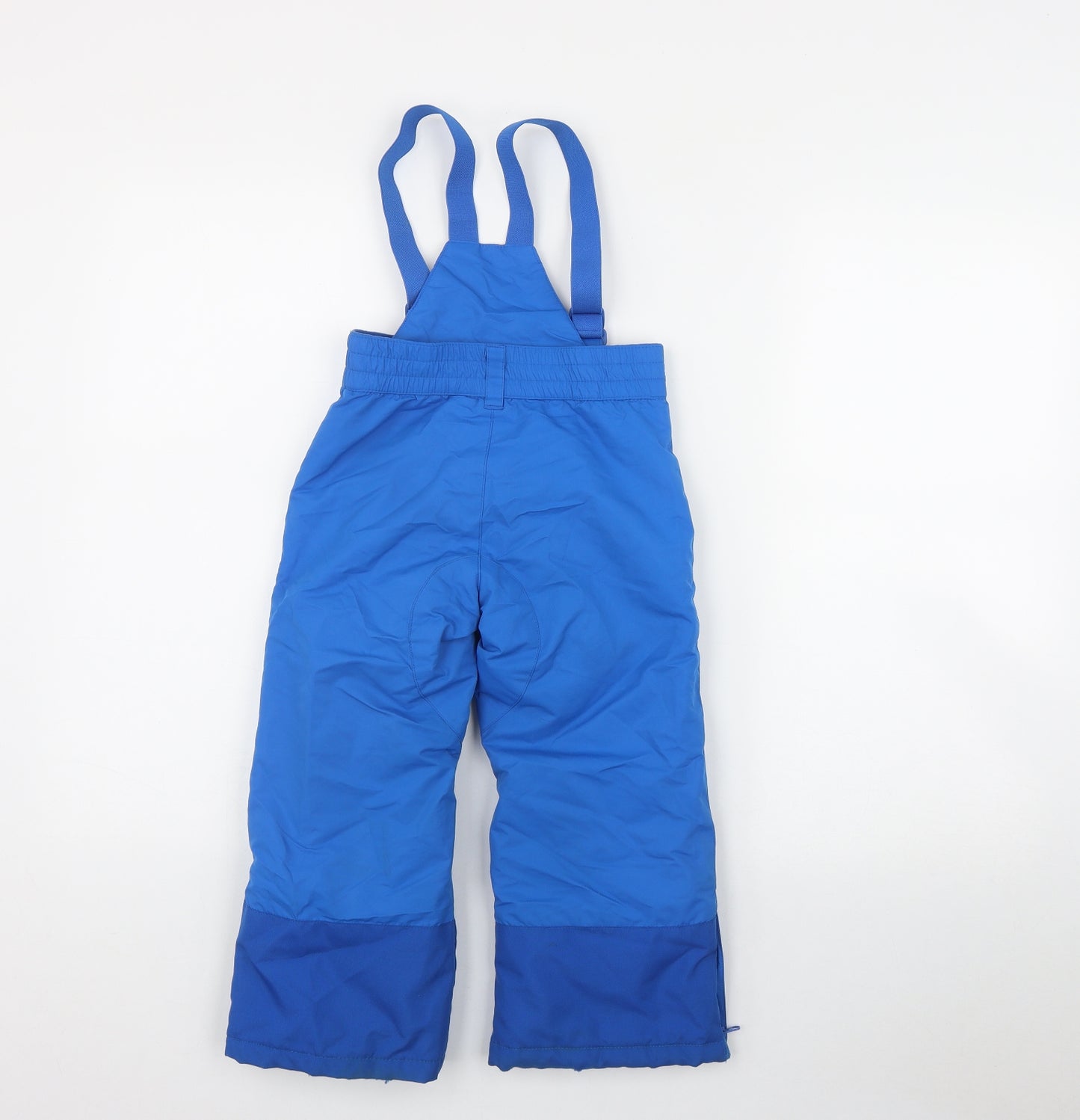 F&F Boys Blue  Polyester Snow Pants Trousers Size 3-4 Years  Regular Snap