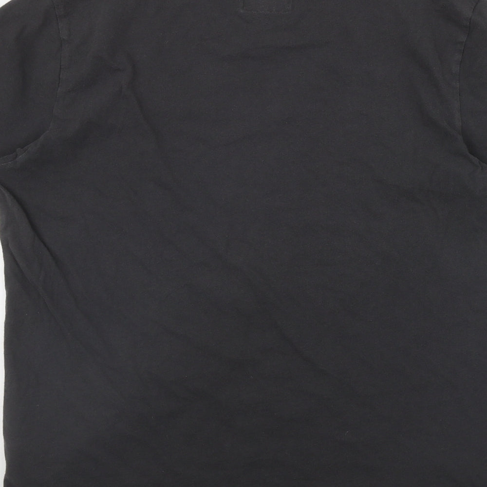 Abercrombie & Fitch Mens Grey  Cotton  T-Shirt Size M Round Neck