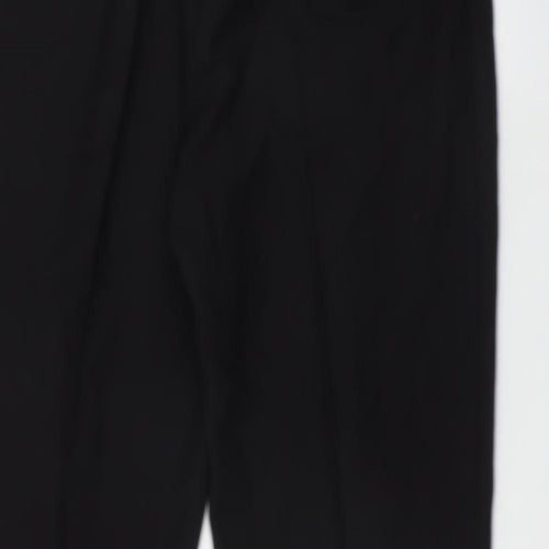 Richards Womens Black  Polyester Trousers  Size 16 L29 in Regular Zip