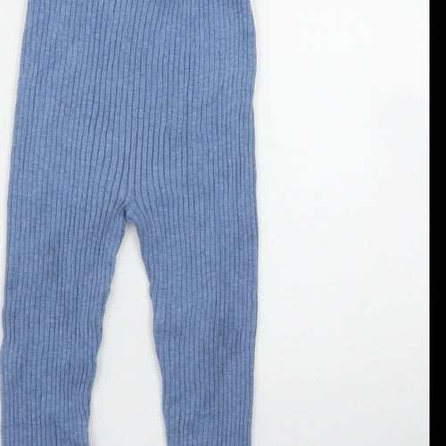 George Baby Blue  Cotton Jogger Leggings Size 18-24 Months  Pullover