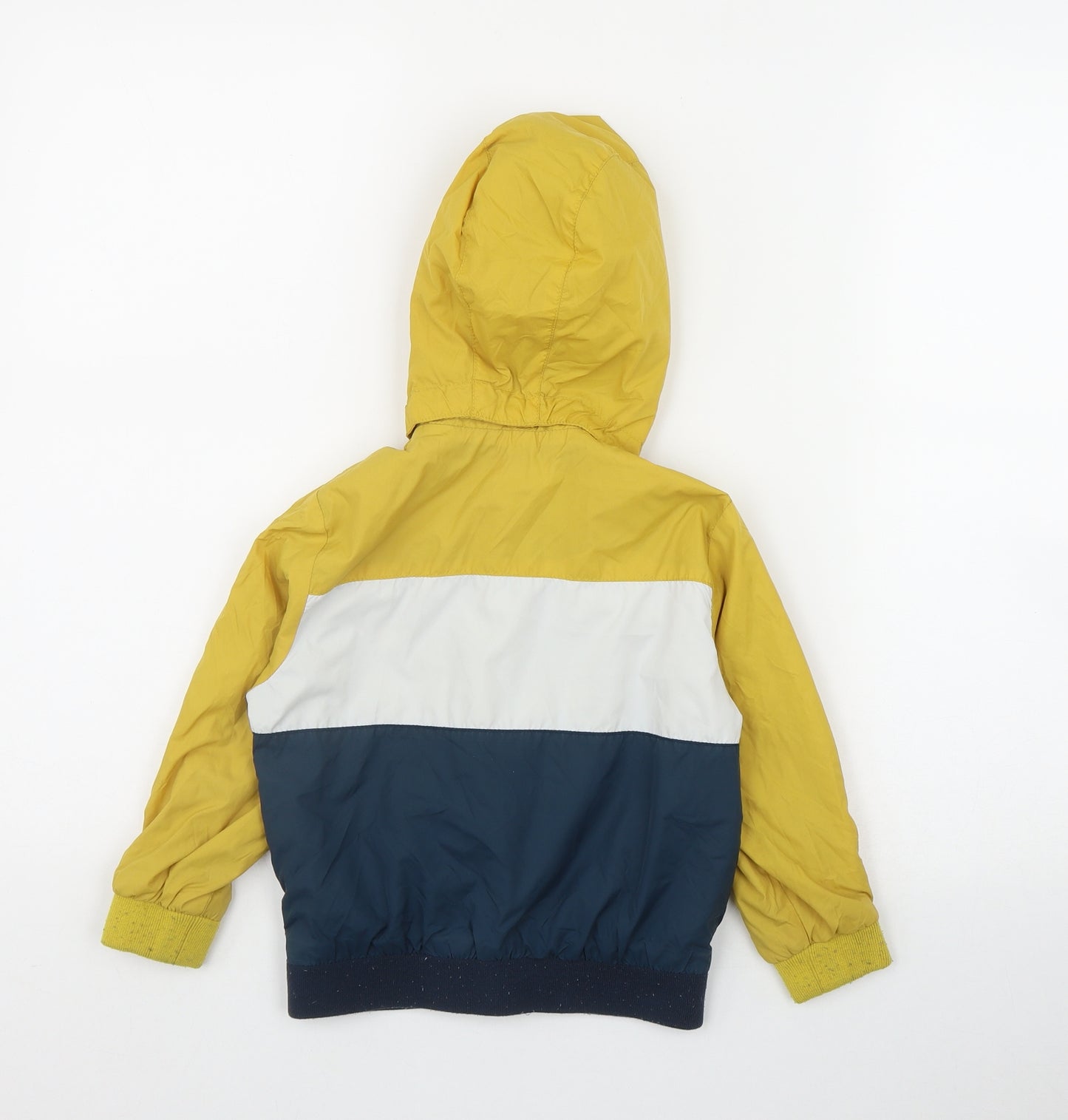 H&M Boys Yellow   Rain Coat Coat Size 3-4 Years  Zip