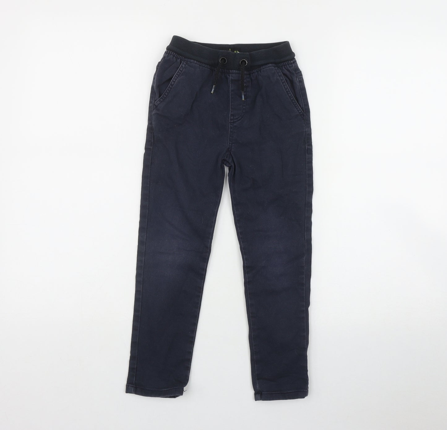 NEXT Boys Blue  Cotton Jegging Jeans Size 6 Years  Regular Drawstring