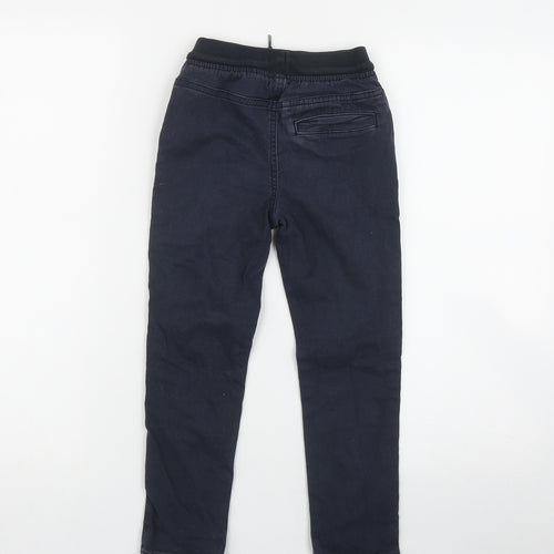 NEXT Boys Blue  Cotton Jegging Jeans Size 6 Years  Regular Drawstring