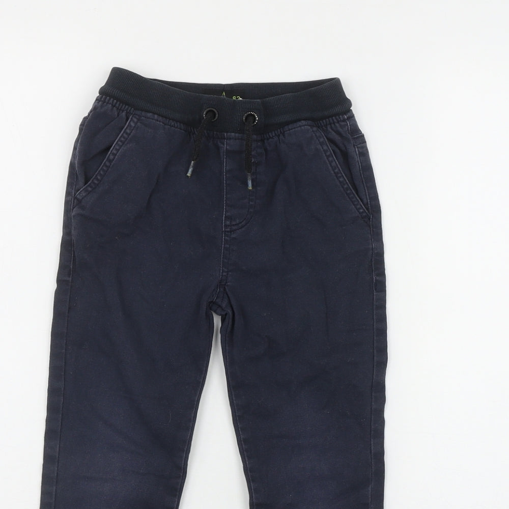 NEXT Boys Blue  Cotton Jegging Jeans Size 6 Years  Regular Drawstring