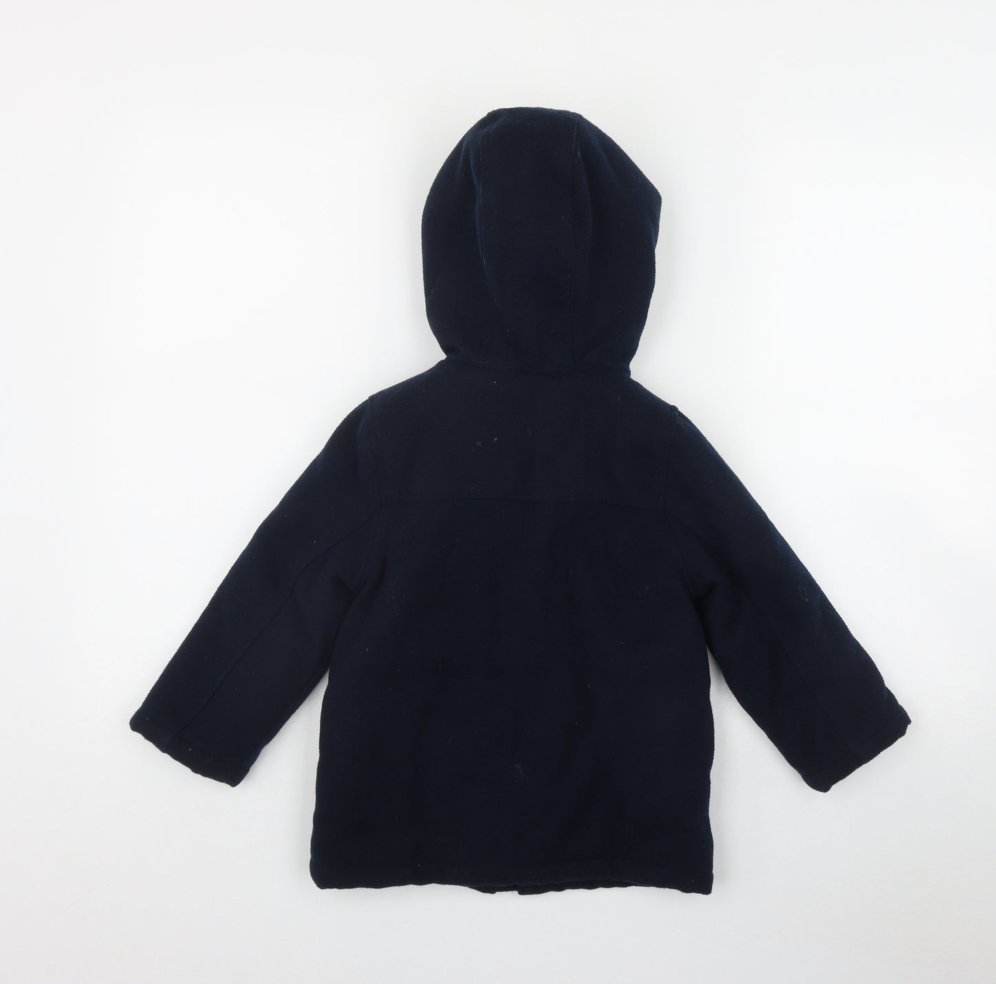 Kiabi Boys Blue   Duffle Coat Coat Size 5 Years  Buckle