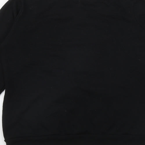 F&F Womens Black  Polyester Pullover Sweatshirt Size 12  Pullover