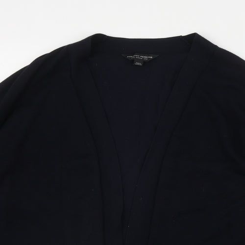 Dorothy Perkins Womens Blue V-Neck  Viscose Cardigan Jumper Size 14