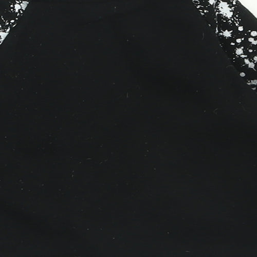 primaerk Boys Black  Cotton Pullover Jumper Size 3-6 Months  Button