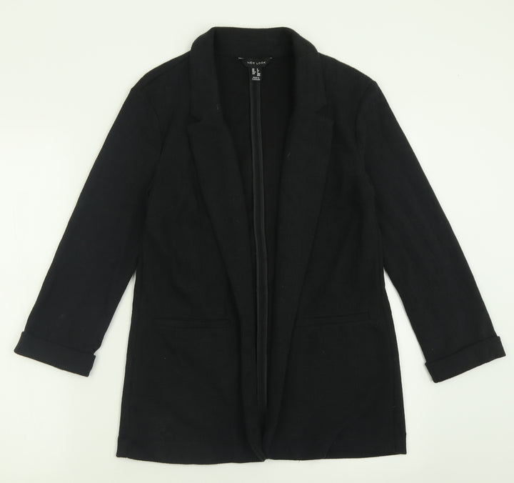 New Look Womens Black Jacket Blazer Size 8