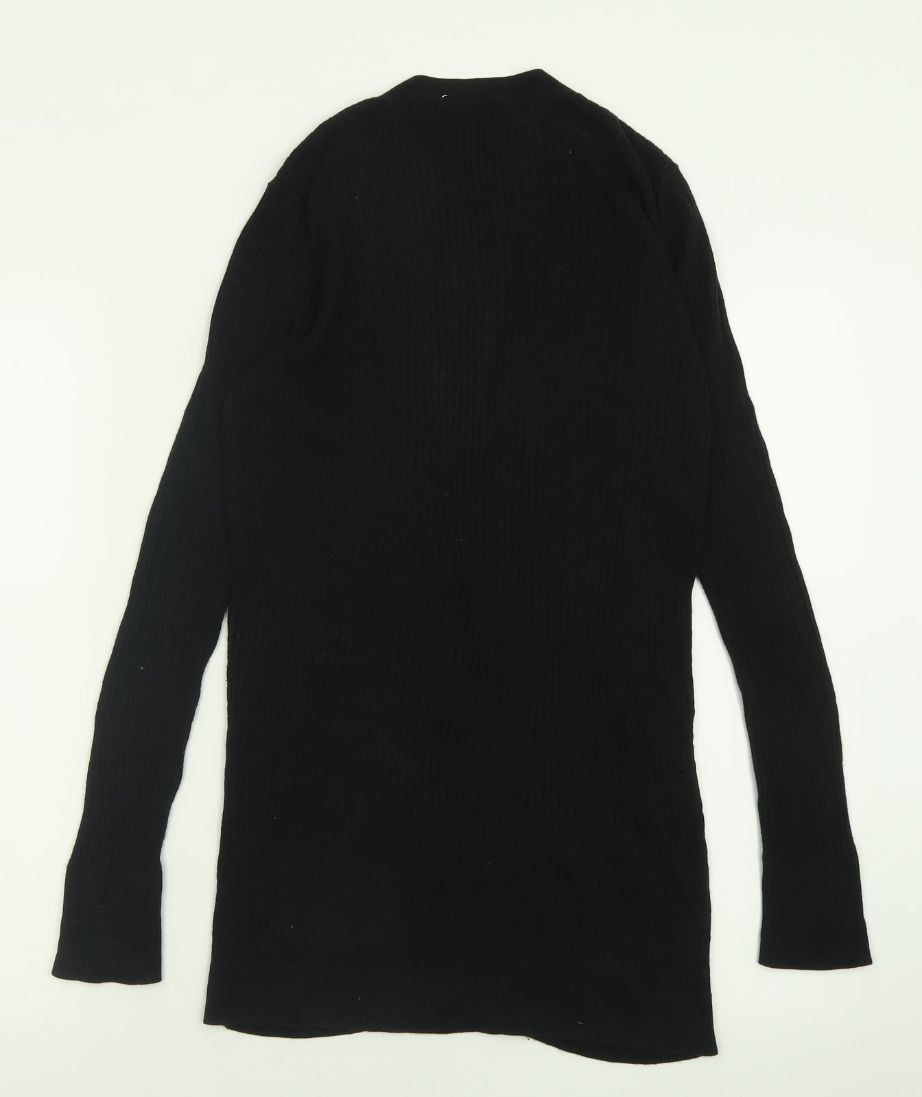 Atmosphere Womens Black V-Neck  Acrylic Cardigan Jumper Size 10