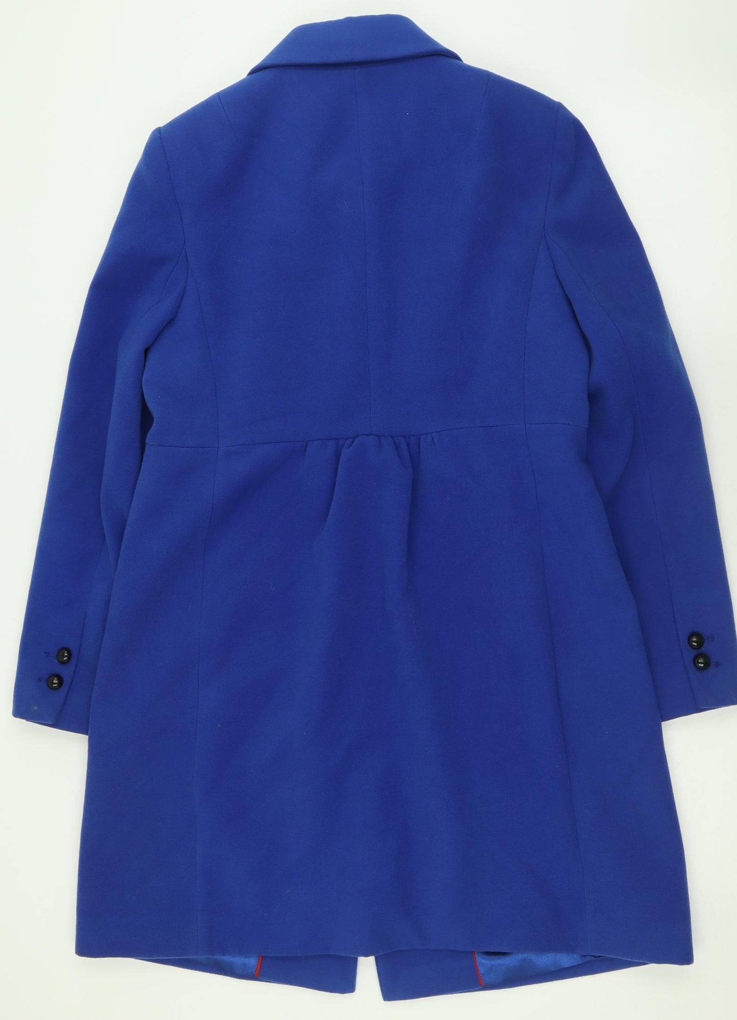 Papaya Womens Blue   Overcoat Coat Size 16  Button