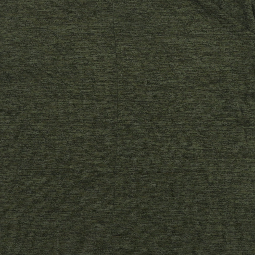 New Look Womens Green Crew Neck  Polyester Pullover Jumper Size S