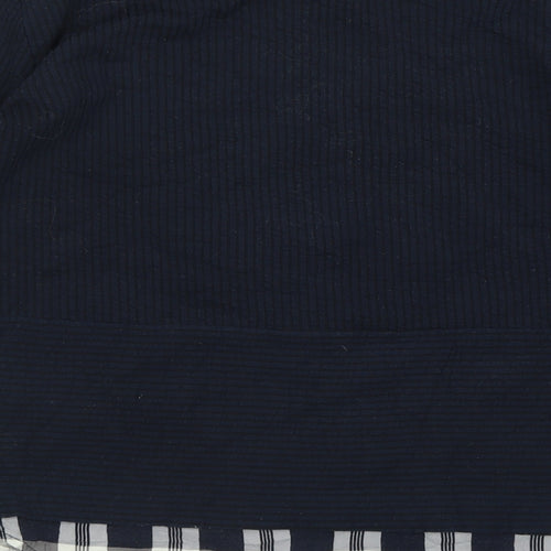 Marks and Spencer Womens Blue Crew Neck  Polyester Pullover Jumper Size 12