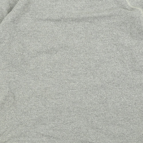 Selected Mens Grey Crew Neck  Cotton Pullover Jumper Size XL