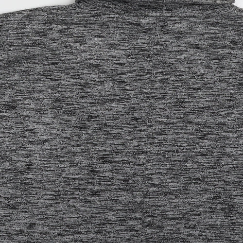 Etam Womens Grey Roll Neck  Acrylic Pullover Jumper Size 14