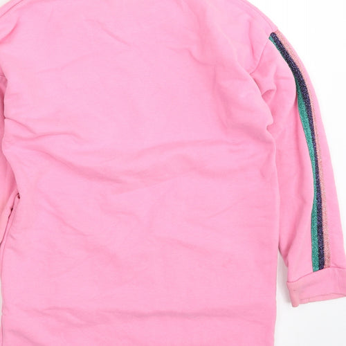 TU Girls Pink  Cotton Pullover Sweatshirt Size 9 Years  Pullover - Keep Life Simple