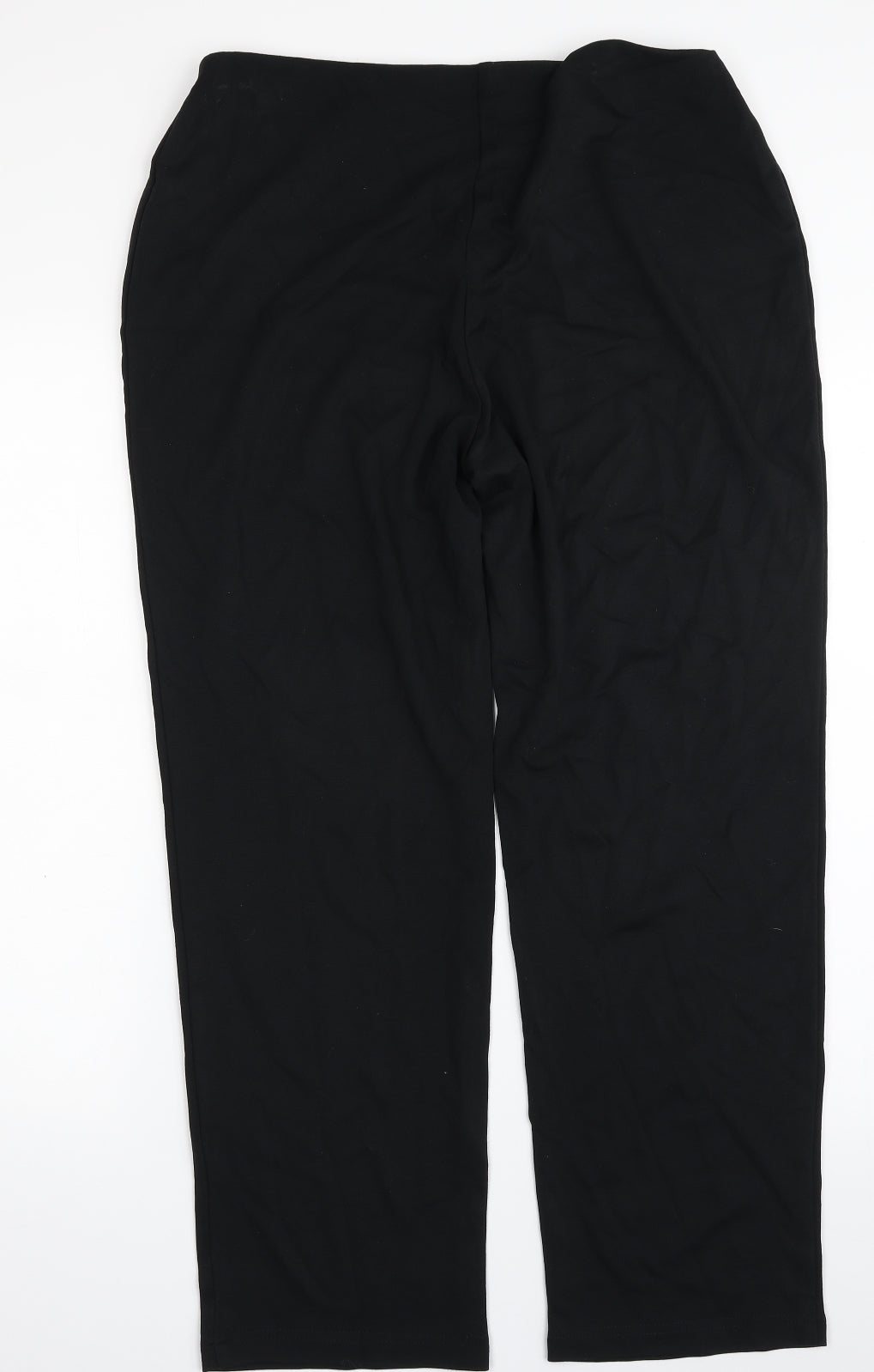 Marks and Spencer Womens Black  Viscose Jogger Leggings Size 14 L27 in