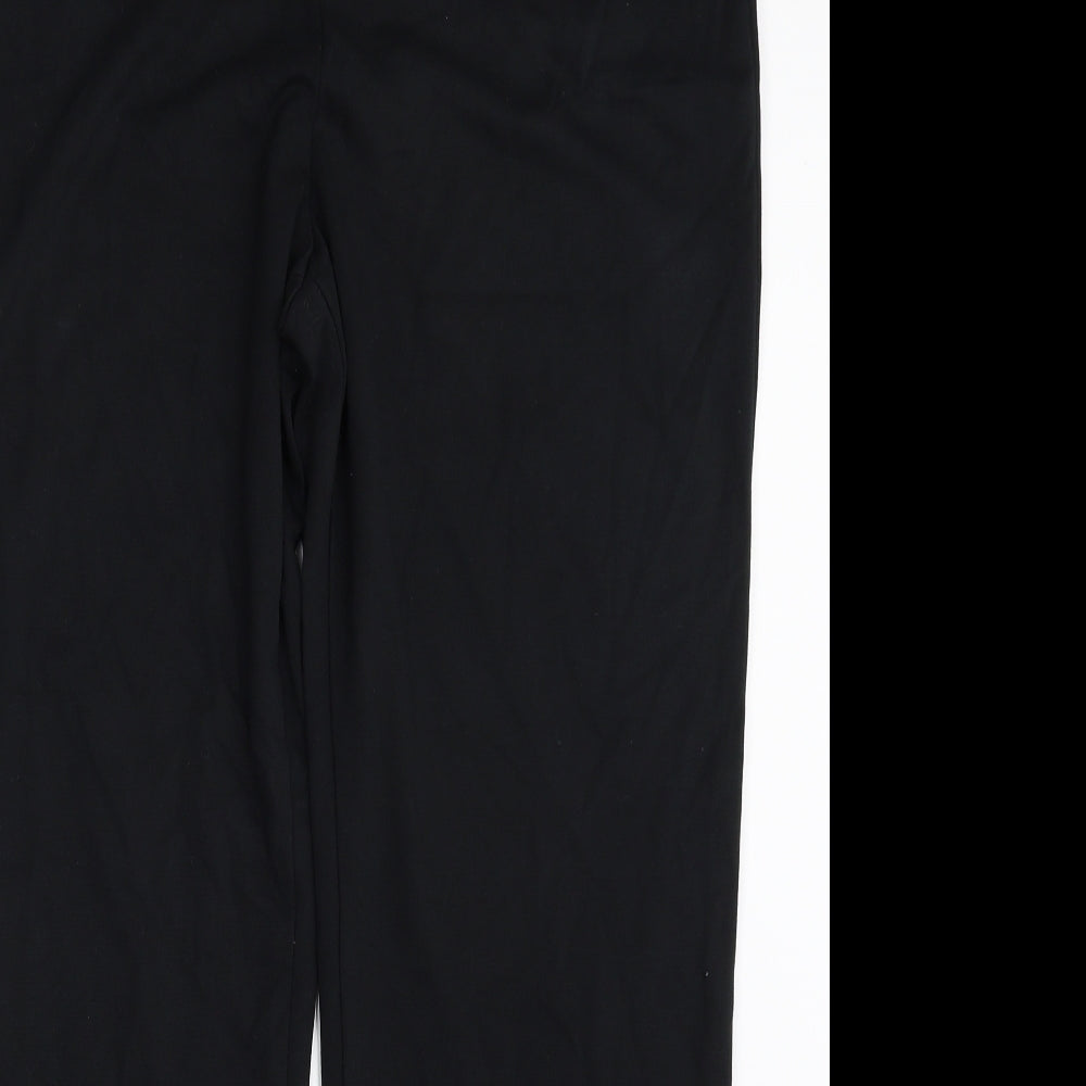 Marks and Spencer Womens Black  Viscose Jogger Leggings Size 14 L27 in