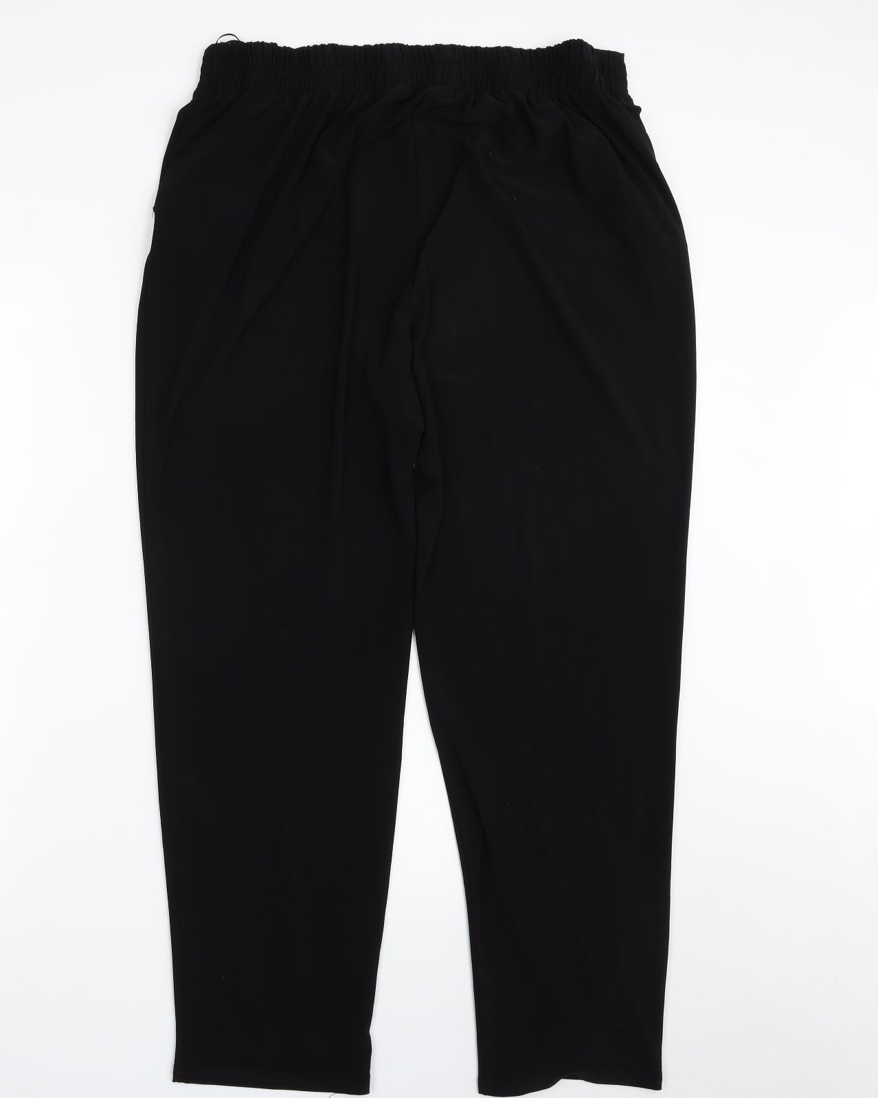 Forever  Womens Black  Polyester Jogger Leggings Size 20 L27 in