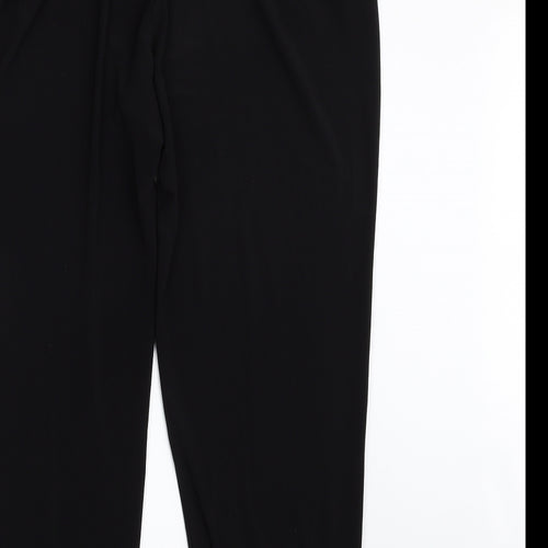 Forever  Womens Black  Polyester Jogger Leggings Size 20 L27 in