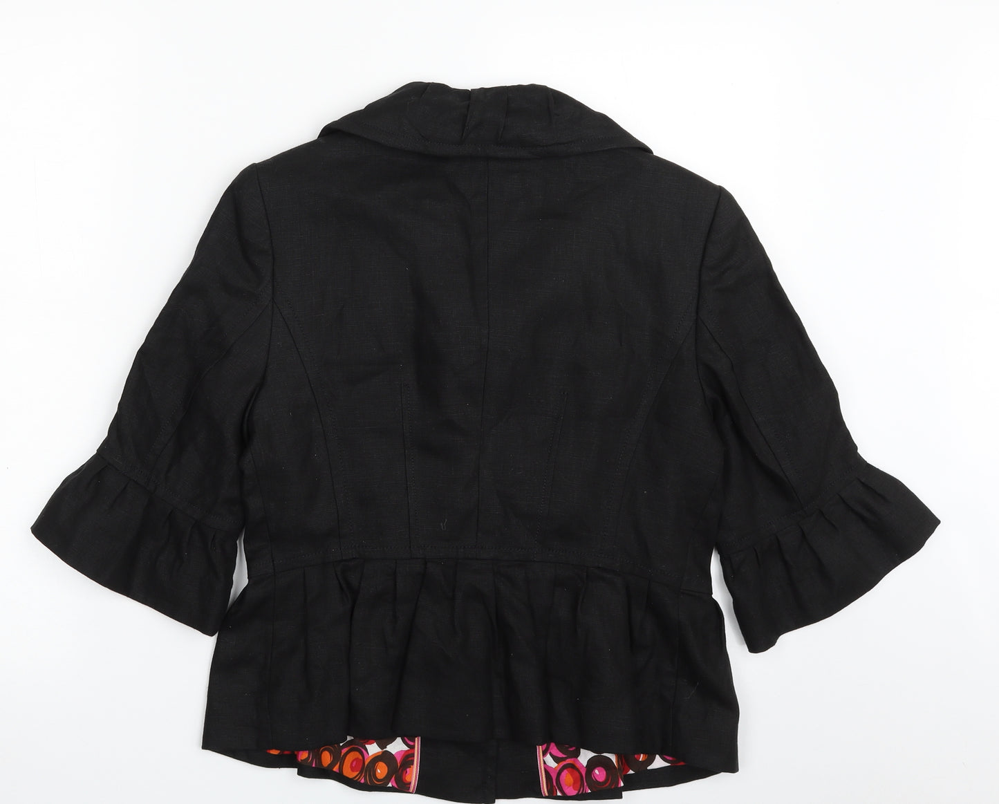 NEXT Womens Black   Jacket Blazer Size 12  Button