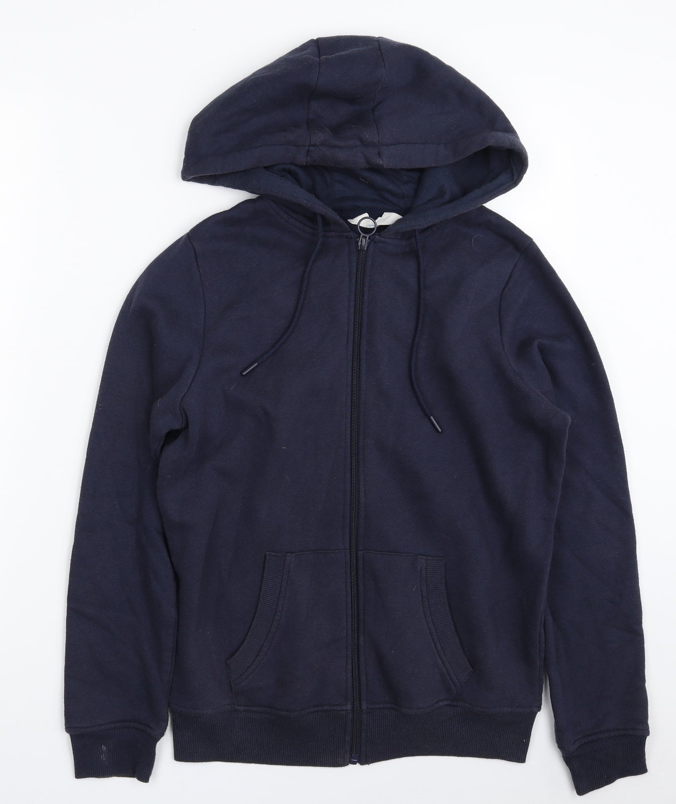 Primark Womens Blue  Cotton Full Zip Hoodie Size 10  Zip - Size 10-12