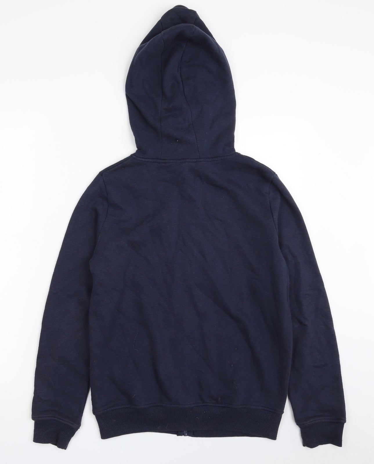 Primark Womens Blue  Cotton Full Zip Hoodie Size 10  Zip - Size 10-12