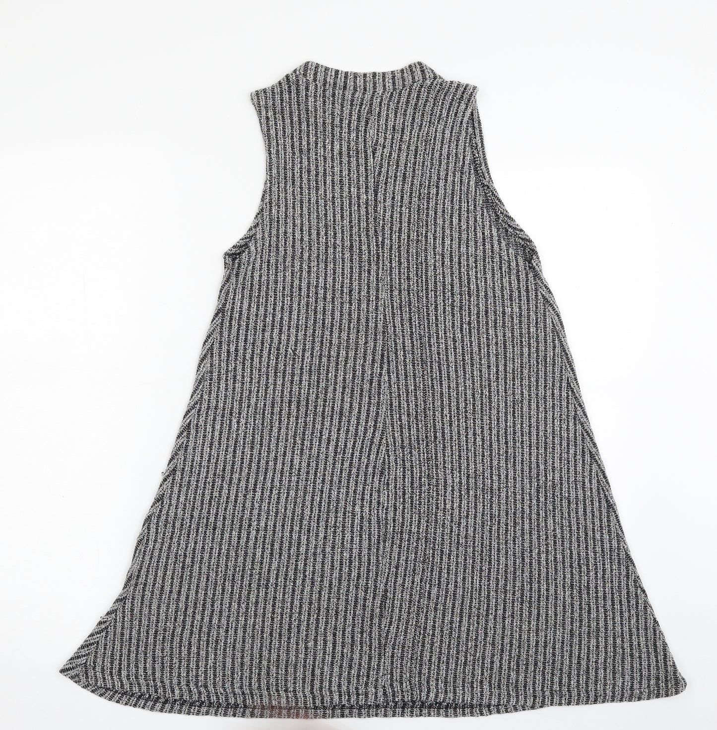 Atmosphere Womens Grey Crew Neck  Viscose Vest Jumper Size 12