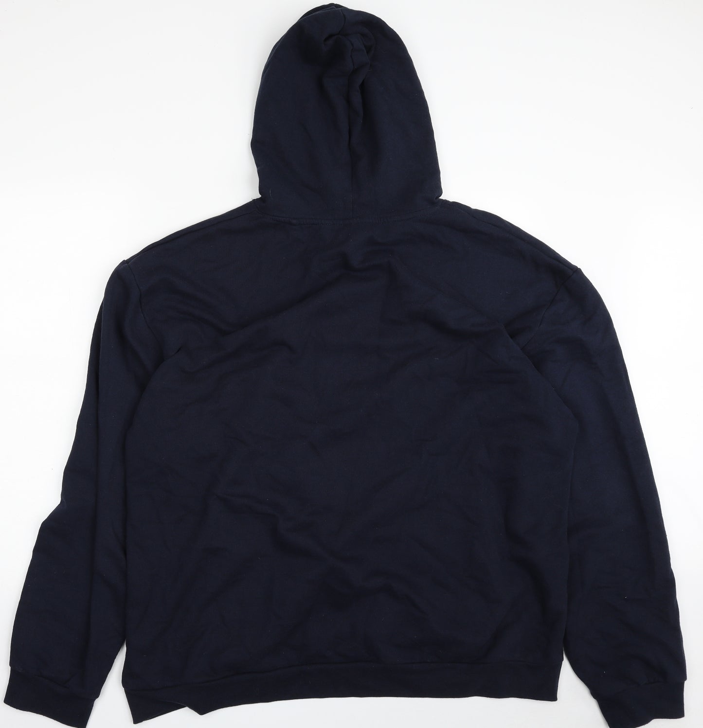 Iron Mountain Mens Blue  Cotton Pullover Hoodie Size 4XL