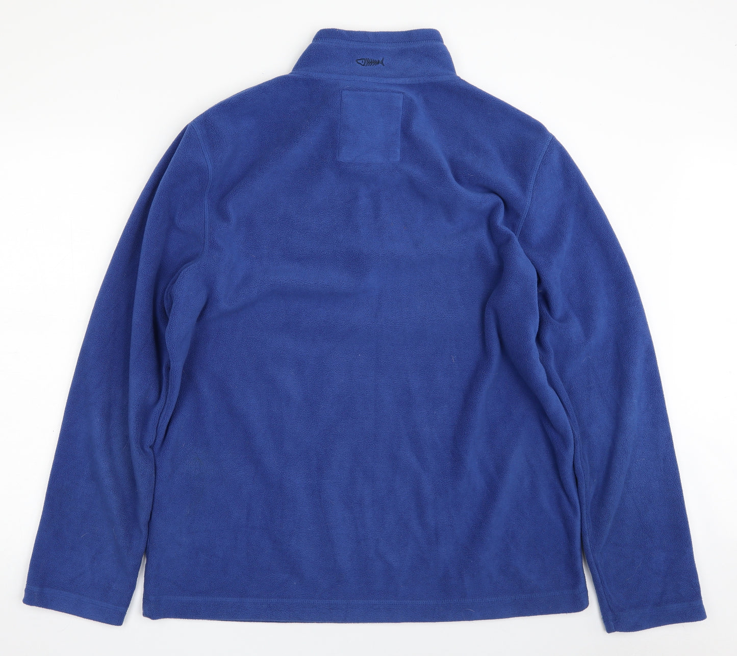 Weird Fish Mens Blue  Polyester Pullover Sweatshirt Size L