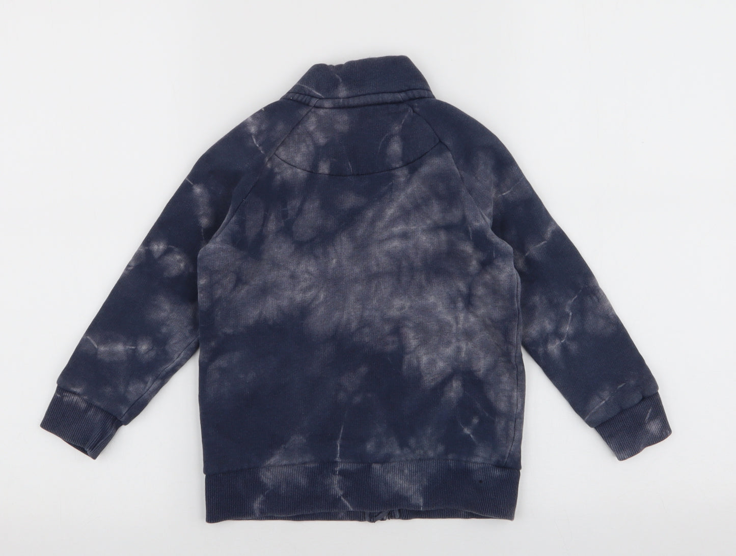 Nutmeg Boys Blue  Cotton Full Zip Sweatshirt Size 5-6 Years  Zip