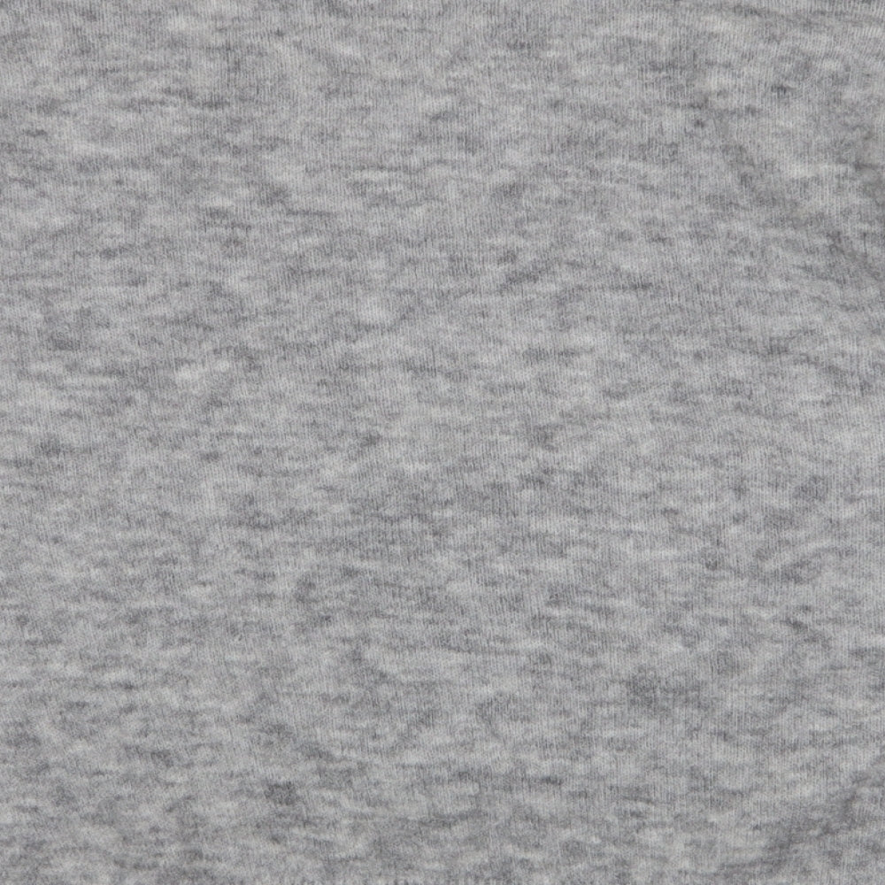 H&M Womens Grey High Neck  Polyamide Pullover Jumper Size S