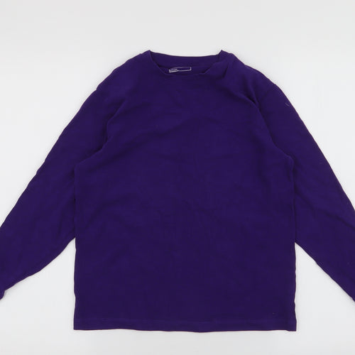 NEXT Boys Purple  100% Cotton Pullover Sweatshirt Size 10 Years  Pullover