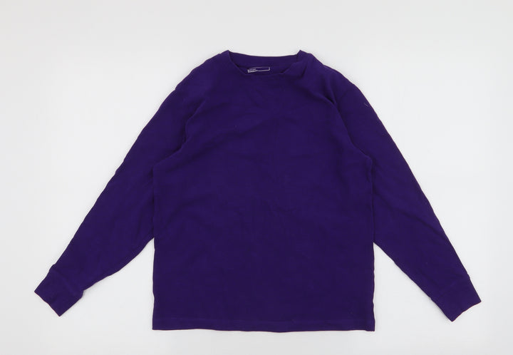 NEXT Boys Purple  100% Cotton Pullover Sweatshirt Size 10 Years  Pullover